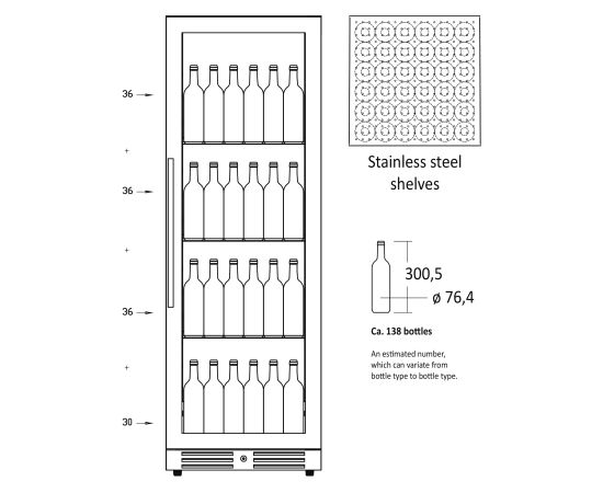 Wine cellar Scandomestic SV138B