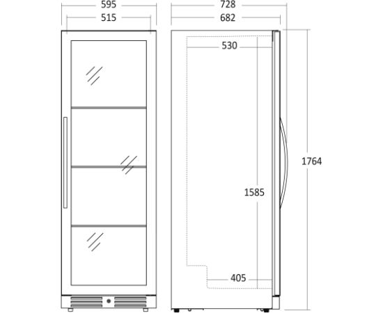 Wine cellar Scandomestic SV138B