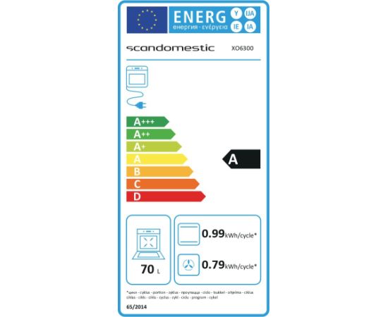 Built in oven Scandomestic XO6300