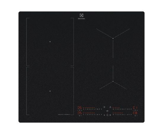 Electrolux EIS62453IZ indukcijas plīts virsma 60cm Hob2Hood SaphirMatt 700. sērija SenseBoil