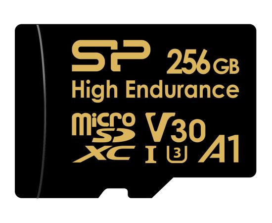 Silicon Power memory card microSDXC 256GB High Endurance + adapter