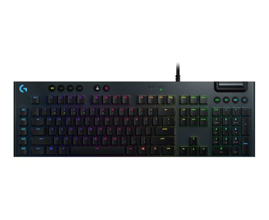 LOGITECH G815 Corded LIGHTSYNC Mechanical Gaming Keyboard - CARBON - US INT'L - CLICKY