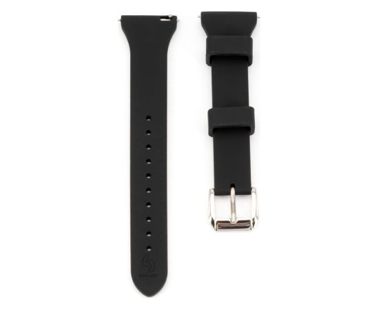 Connect   22mm T-buckle Silicone Loop (130mm M/L) Black