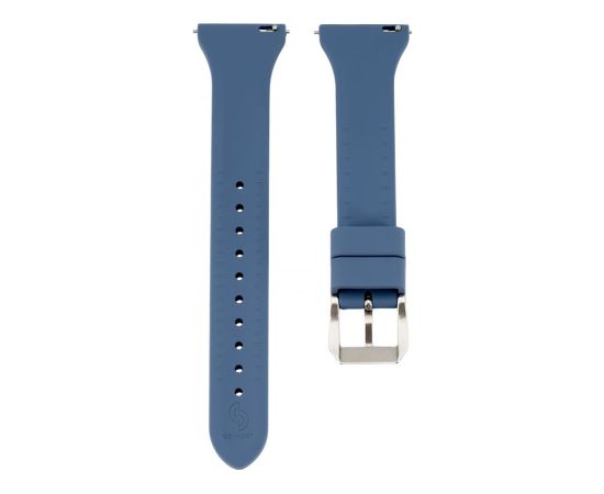 Connect   22mm T-buckle Silicone Loop (130mm M/L) Blue