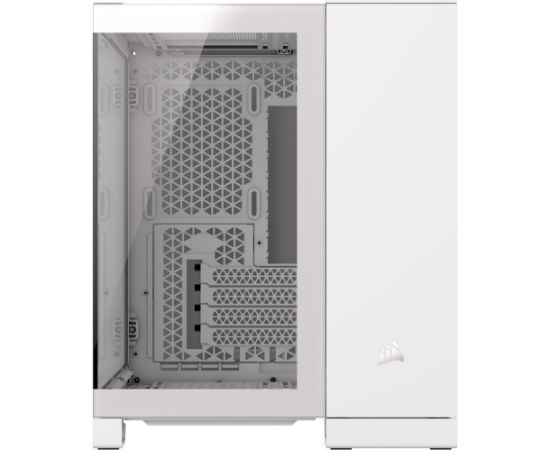 Corsair 2500X, tower case (white, tempered glass)