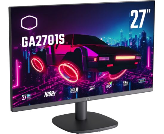 Cooler Master GA2701S, gaming monitor - 27 -  black, FullHD, IPS, Adaptive-Sync, 100Hz panel