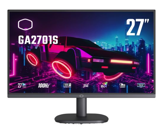 Cooler Master GA2701S, gaming monitor - 27 -  black, FullHD, IPS, Adaptive-Sync, 100Hz panel