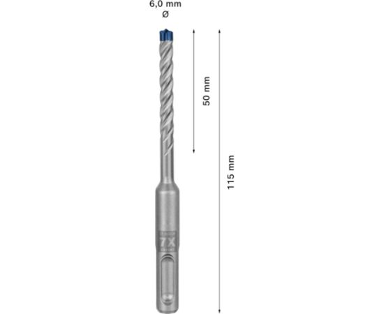 Bosch Expert hammer drill SDS-plus-7X, 6mm, 30 pieces (working length 50mm)