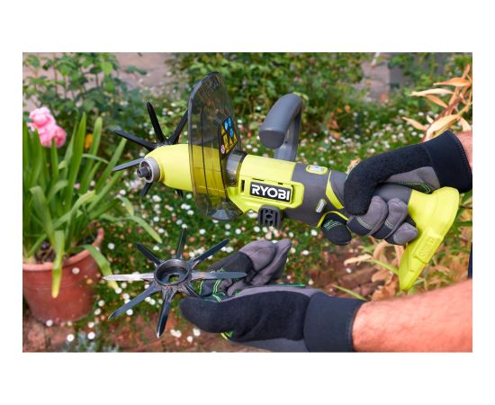 Ryobi ONE+ Cordless Compact Cultivator RY18HCA-0, 18V (green/black, without battery and charger)