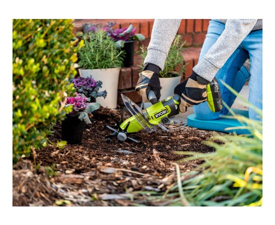 Ryobi ONE+ Cordless Compact Cultivator RY18HCA-0, 18V (green/black, without battery and charger)