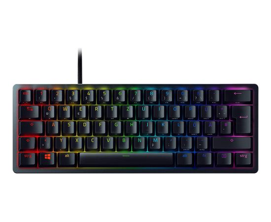 DE layout - Razer Huntsman Mini, gaming keyboard (black, Razer Linear Optical (Red))