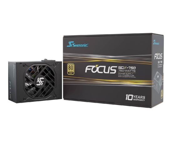 Seasonic FOCUS SGX-750, PC power supply (black, 4x PCIe, cable management, 750 watts)