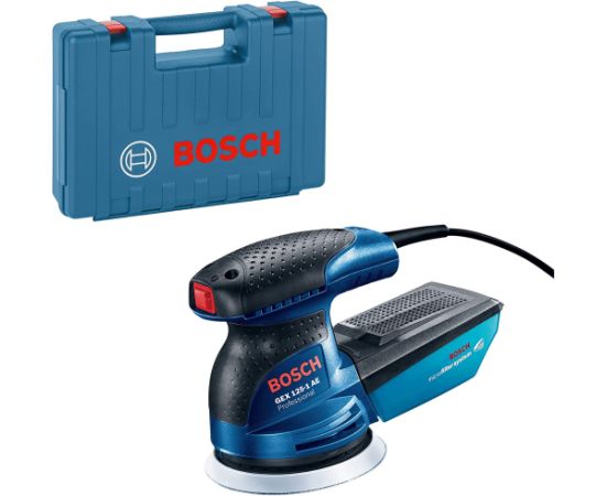 Bosch eccentric sander GEX 125-1 AE Professional (blue/black, case, 250 watts)