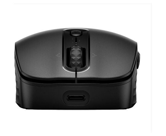 HP 695 Wireless Bluetooth Mouse - Wireless Qi-Charging, Programmable, 4-way Scrolling - Black / 8F1Y4AA#ABB