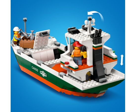 LEGO City Nadmorski port ze statkiem towarowym (60422)