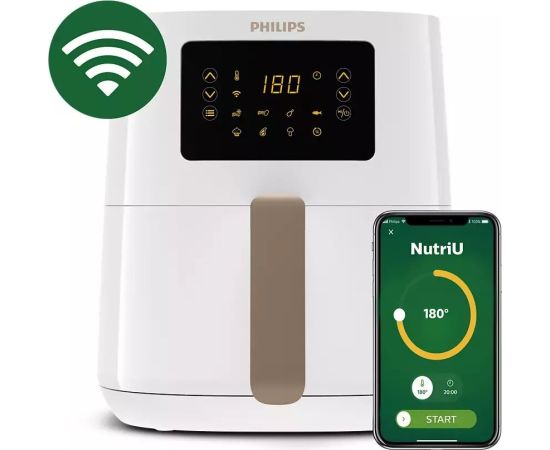 Philips Essential HD9280/30 fryer Single 6.2 L Stand-alone 2000 W Hot air fryer White