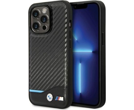 BMW BMHCP13L22NBCK Aizmugurējais Apvalks Priekš Apple iPhone 13 / 13 Pro