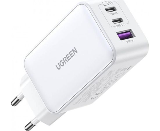 Ugreen 15334 Зарядное устройство Nexode USB-A / 2x USB-C / 65W