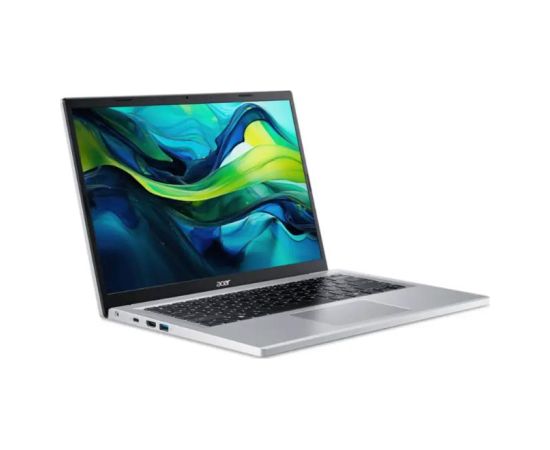 Notebook ACER Aspire AG14-21P-R3KR CPU  Ryzen 5 7520U 2800 MHz 14" 1920x1200 RAM 8GB LPDDR5 SSD 512GB AMD Radeon Graphics Integrated ENG Windows 11 Home Pure Silver 1.46 kg NX.KSKEL.004