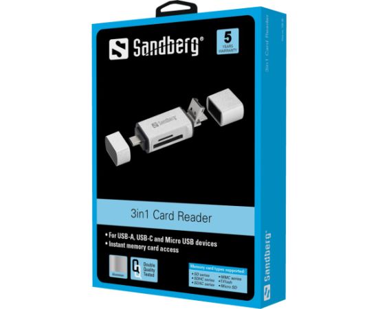 Sandberg 136-28 3 in 1 Card Reader