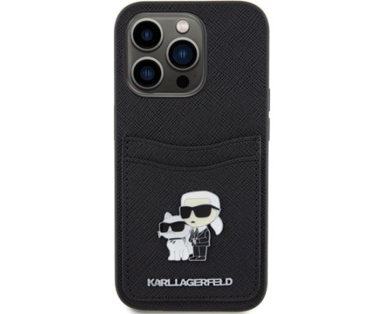 Karl Lagerfeld KLHCP15LSAPKCNPK Aizmugurējais Apvalks Priekš Apple iPhone 15 Pro