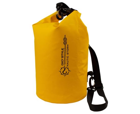 Gio`style Водонепроницаемая термосумка Dry Bag Nautic Storm M 10L, Ø20x45см, желтый