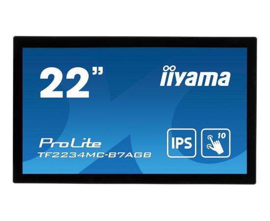 iiyama TF2234MC-B7AG, public display (black, FullHD, IPS, touchscreen)