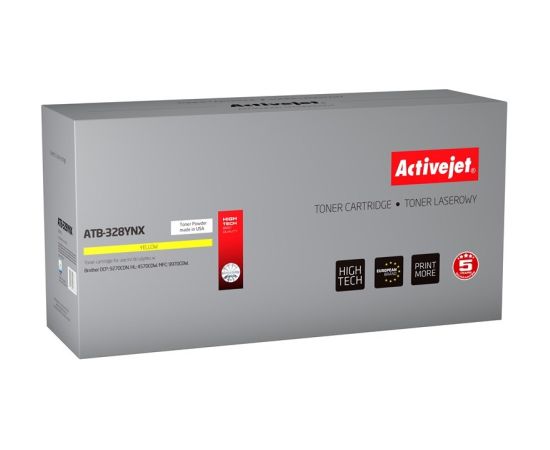 Activejet ATB-328YNX toner (replacement for Brother TN-328Y; Supreme; 6000 pages; yellow)