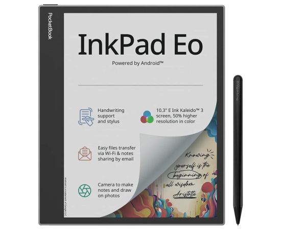 Ebook PocketBook InkPad Eo 10,3" E-Ink Kaleido 3 64GB WI-FI  Mist Gray