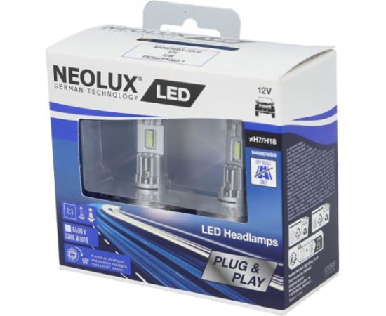 Autospuldzes H7/H18 Neolux Plug&Play LED 12W 2gab.