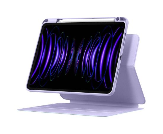 Baseus Minimalist Series IPad PRO 12.9 Magnetic protective case (purple)