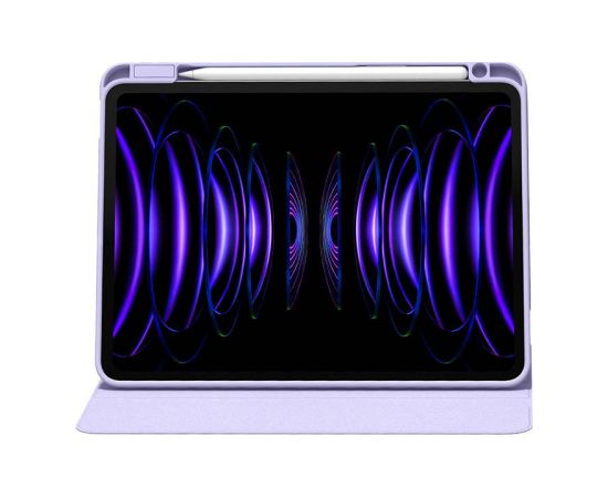 Baseus Minimalist Series IPad PRO 12.9 Magnetic protective case (purple)