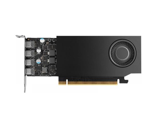 Pny Technologies PNY NVIDIA A1000 8GB GDDR6 128-bit, Low Profile, PCIe 4.0 x8, Single slot, 4 x Mini DisplayPort 1.4a, 50W, LP bracket, small box