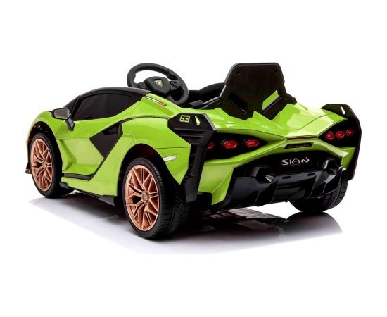 Lean Cars Electric Ride On Car Lamborghini Sian Green