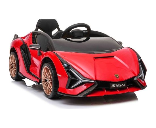 Lean Cars Electric Ride On Car Lamborghini Sian Red