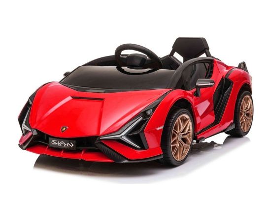 Lean Cars Electric Ride On Car Lamborghini Sian Red