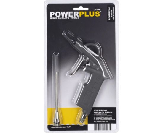 Gaisa pistole ar garo uzgali 100mm POWAIR0104 POWERPLUS