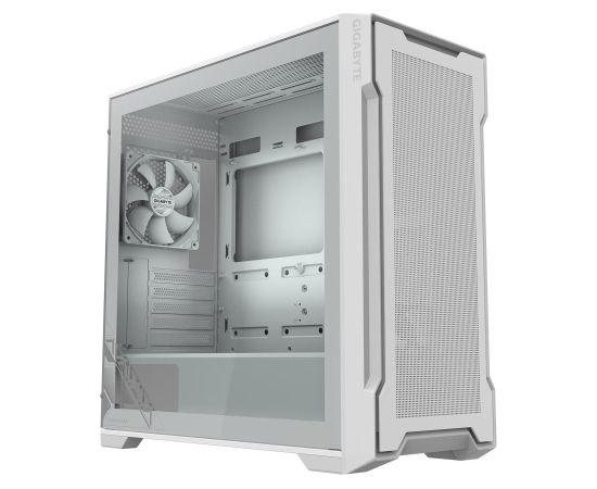 Case GIGABYTE GB-C102GI MidiTower Case product features Transparent panel Not included MicroATX MiniITX Colour White GB-C102GI