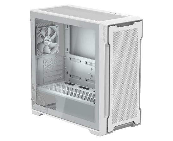 Case GIGABYTE GB-C102GI MidiTower Case product features Transparent panel Not included MicroATX MiniITX Colour White GB-C102GI