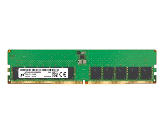 Server Memory Module MICRON DDR5 32GB UDIMM/ECC 4800 MHz CL 40 1.1 V MTC20C2085S1EC48BA1R