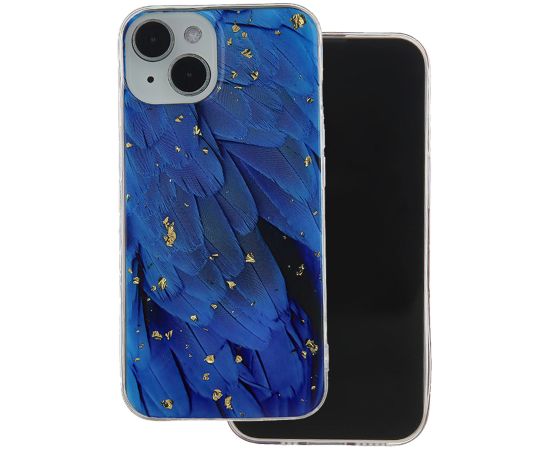 Fusion Gold Glam Blue silikona vāciņš priekš Samsung A546 Galaxy A54 5G