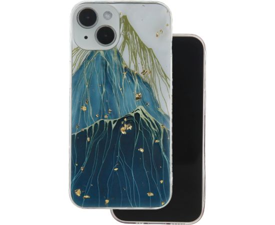 Силиконовый чехол Fusion Gold Glam Mountain для Samsung S928B Galaxy S24 Ultra