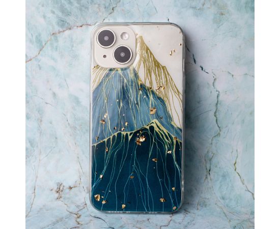 Силиконовый чехол Fusion Gold Glam Mountain для Samsung S928B Galaxy S24 Ultra