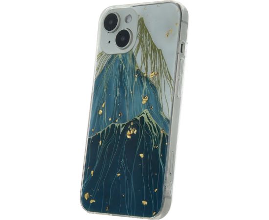 Силиконовый чехол Fusion Gold Glam Mountain для Samsung S928B Galaxy S24 Ultra