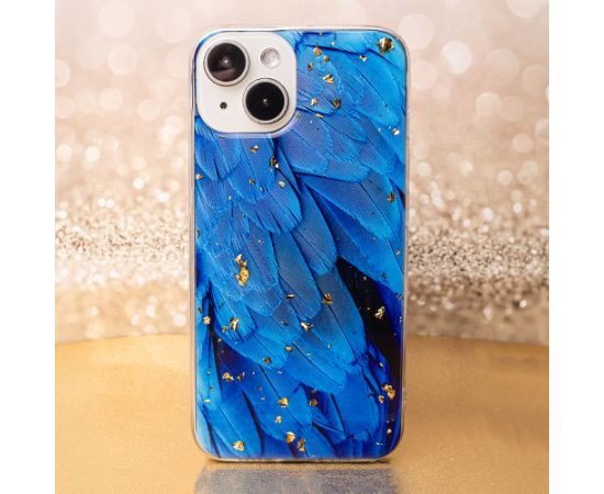 Fusion Gold Glam Blue silikona vāciņš priekš Samsung S928B Galaxy S24 Ultra