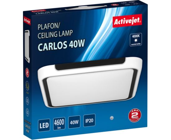 Activejet LED ceiling light AJE-CARLOS 40W