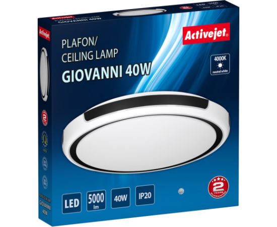 Activejet LED ceiling light AJE-GIOVANNI 40W