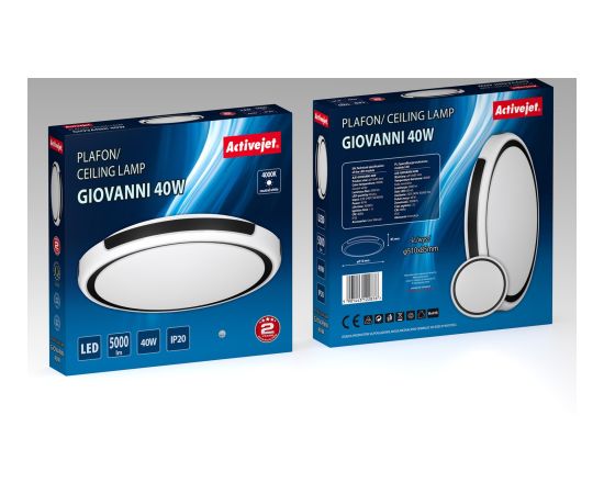 Activejet LED ceiling light AJE-GIOVANNI 40W