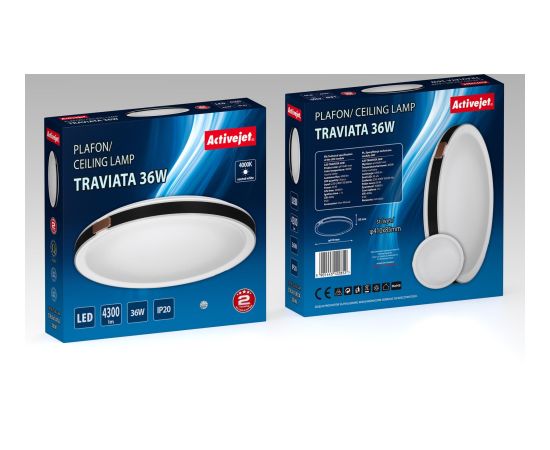 Activejet LED ceiling light AJE-TRAVIATA 36W