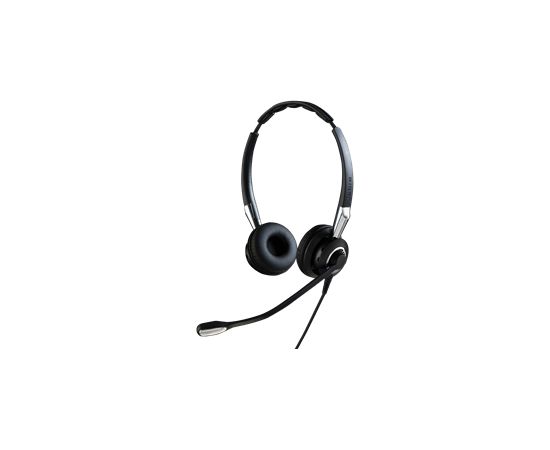 Jabra Biz 2400 II QD Duo NC Wideband Balanced Wired Headset, QD, Black / 2489-825-209